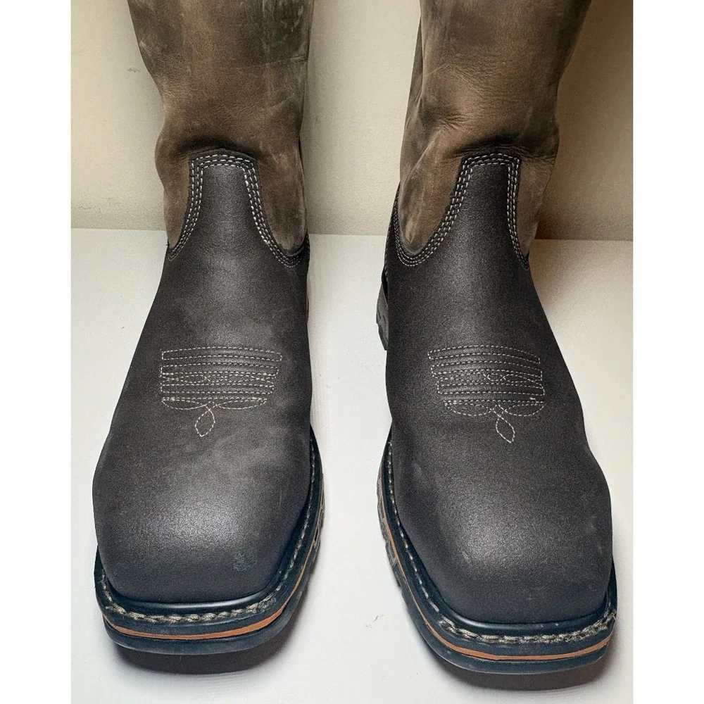 Timberland PRO True Grit Waterproof Work Boots |  Brown | Men's Size 13 - Picture 9 of 11
